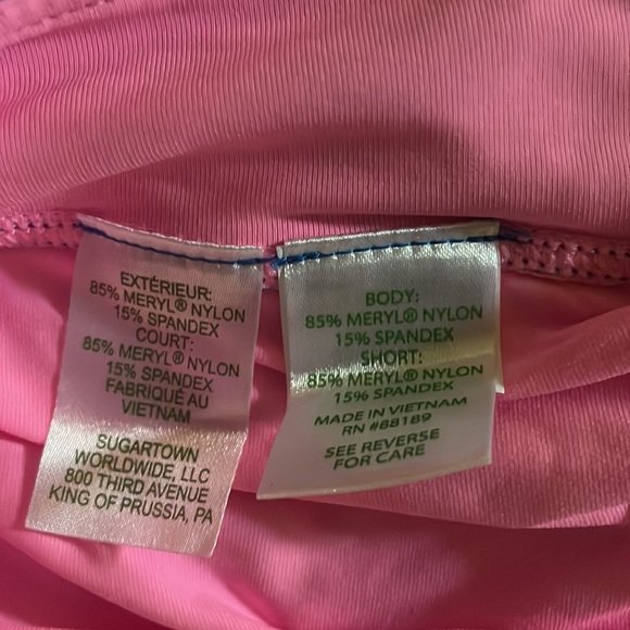 Lilly Pulitzer Luxletic Borealis Blue Social Sunset 13" Taye Skort UPF 50+ NWT - Picture 11 of 12